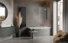 Radaway Essenza Pro Brushed Copper Pnd II parawan nawannowy 110cm prawy szczotkowana miedź 10102110-93-01R
